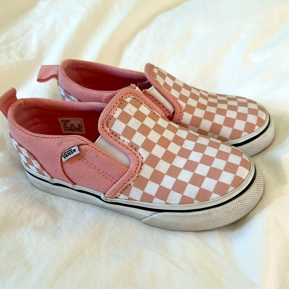 Vans classic slip-on checkerboard shoes